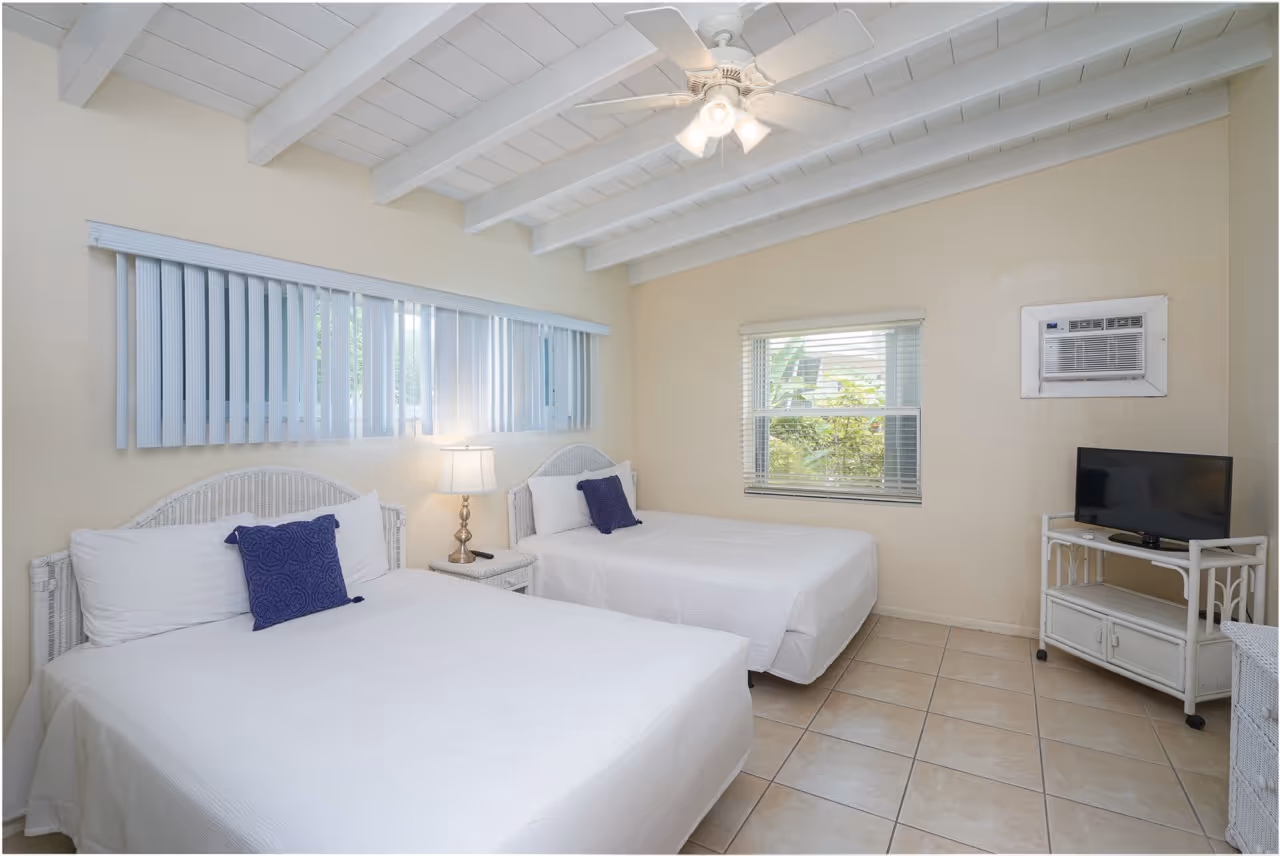 The interior of unit 4 at Kon Tiki Resort in Islamorada.