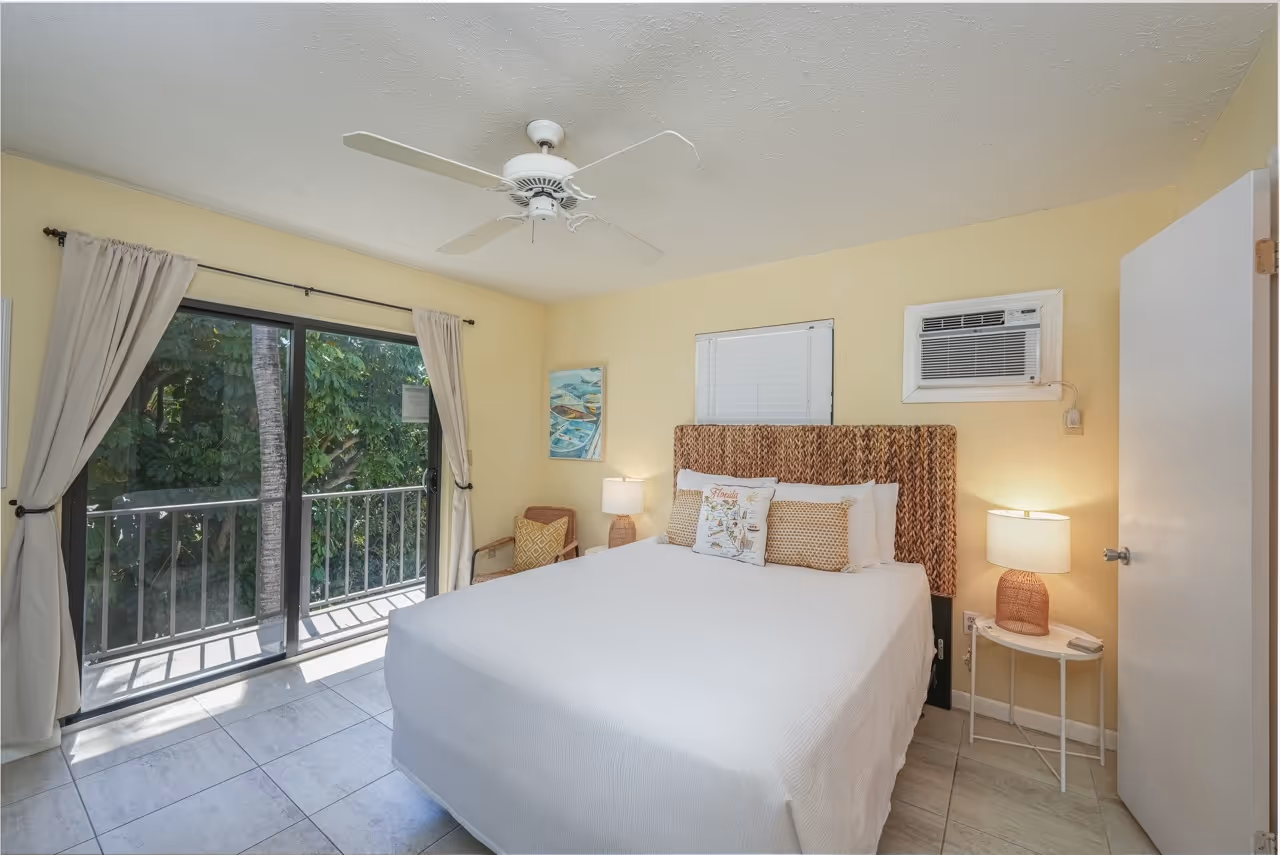 The interior of unit 24 at Kon Tiki Resort in Islamorada.