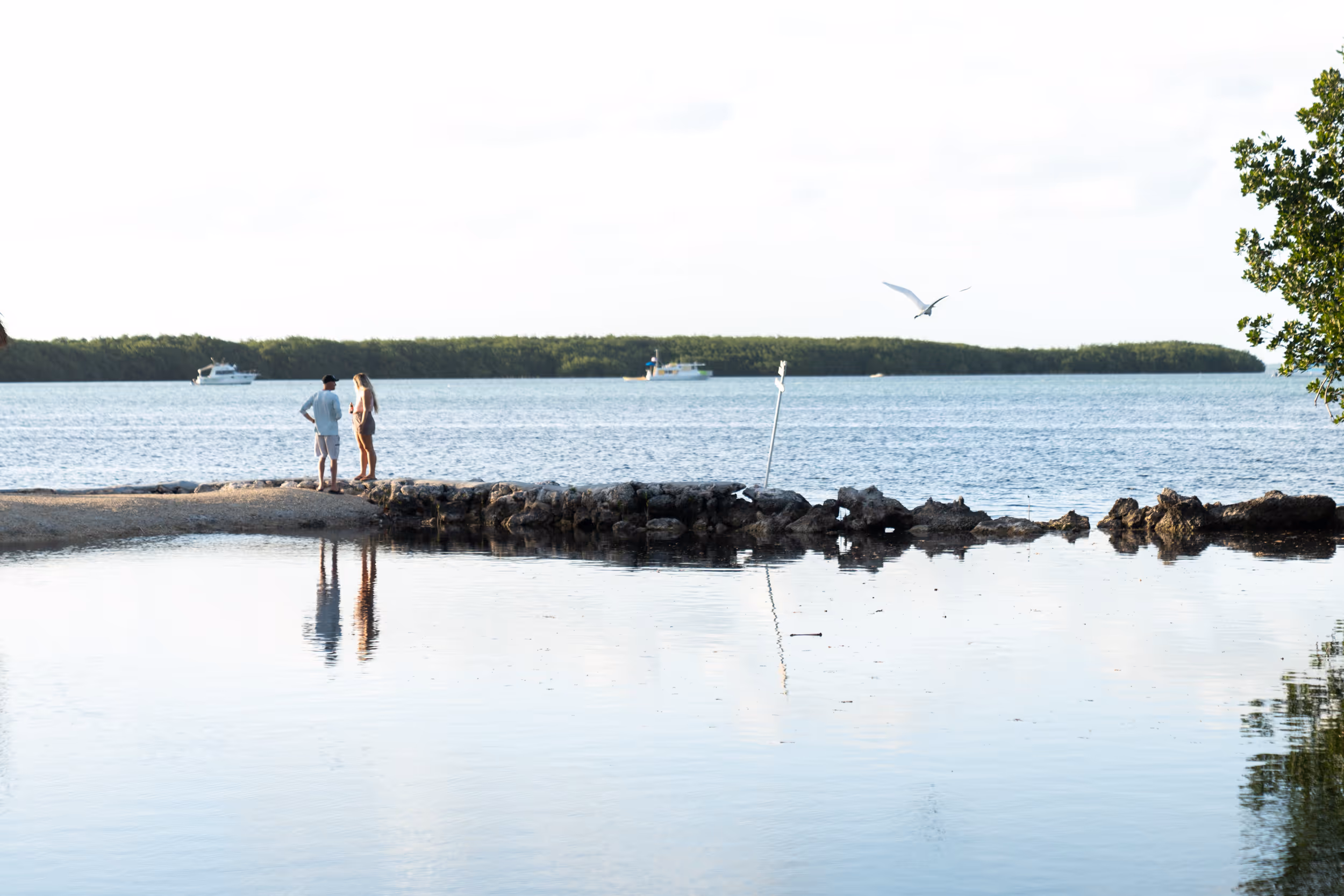 Kon Tiki Resort guests on the Florida Bay