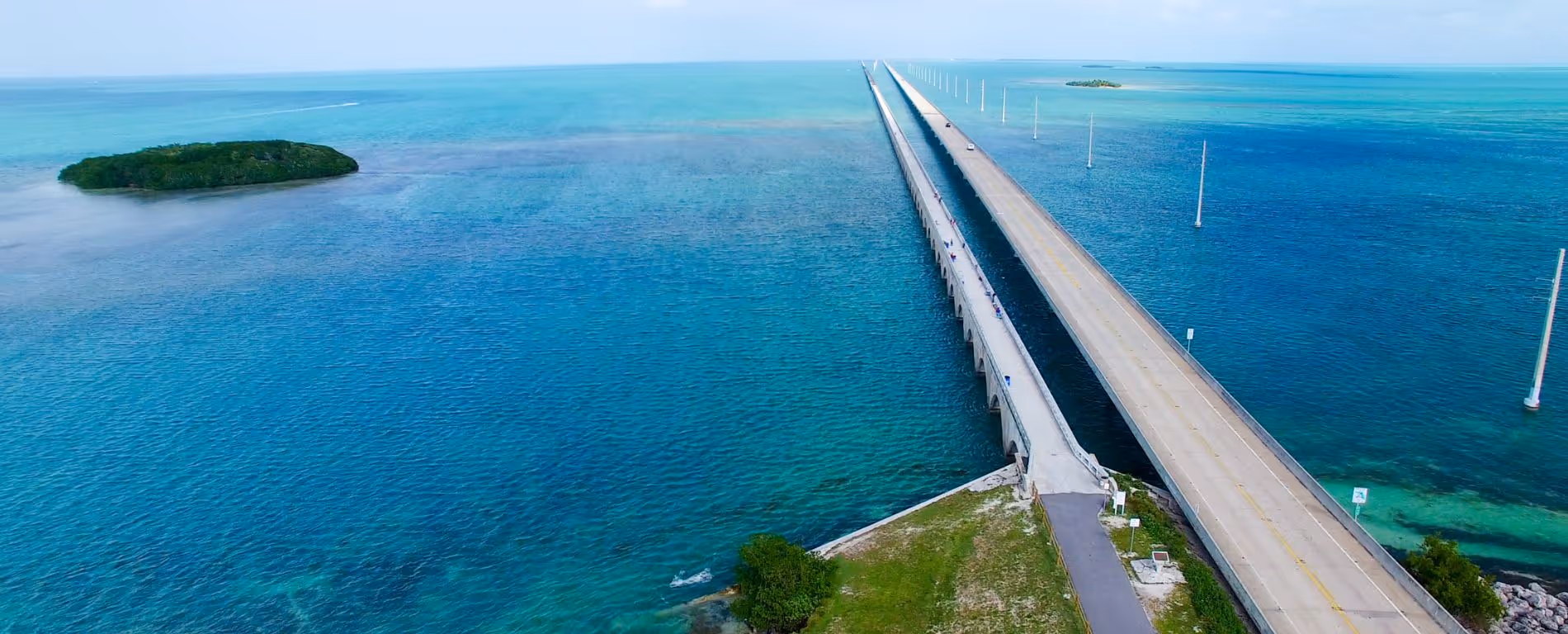 Overseas highway in the Florida Keys