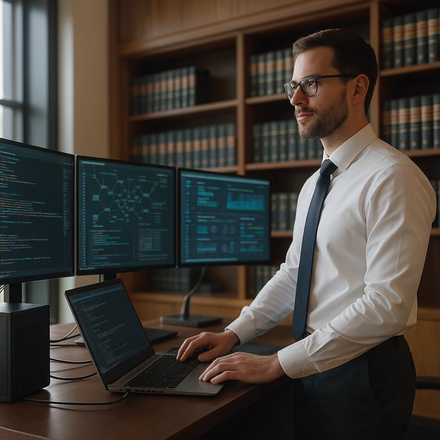 IT specialist managing legal firm's technology