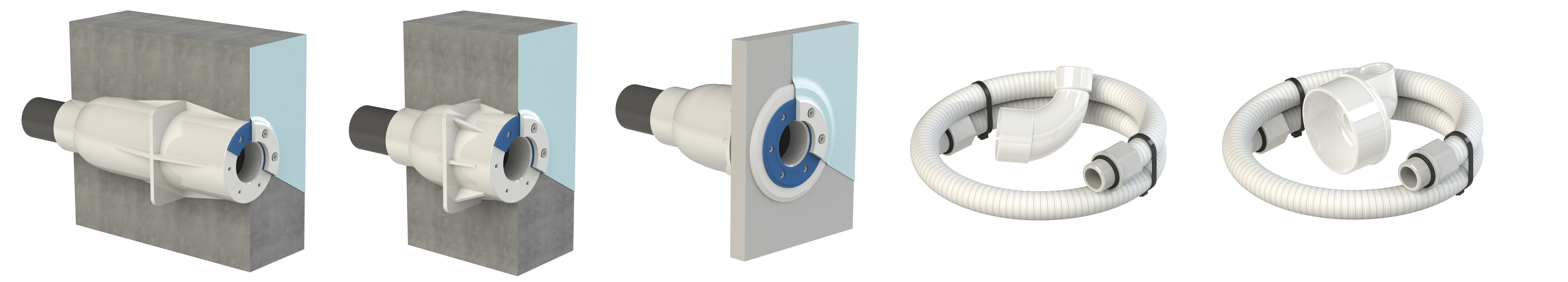 VISION Wall Conduits 1,5"