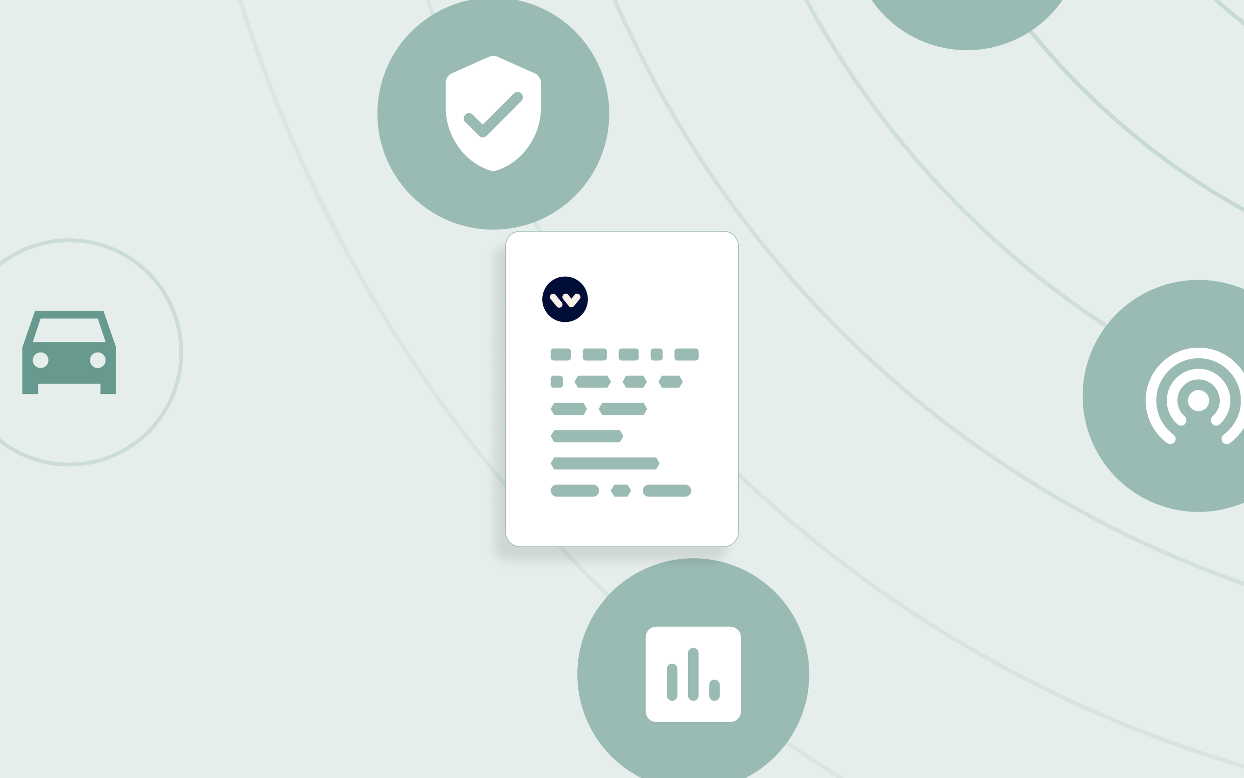 A banner describing the title of the one-pager with a green coloured background