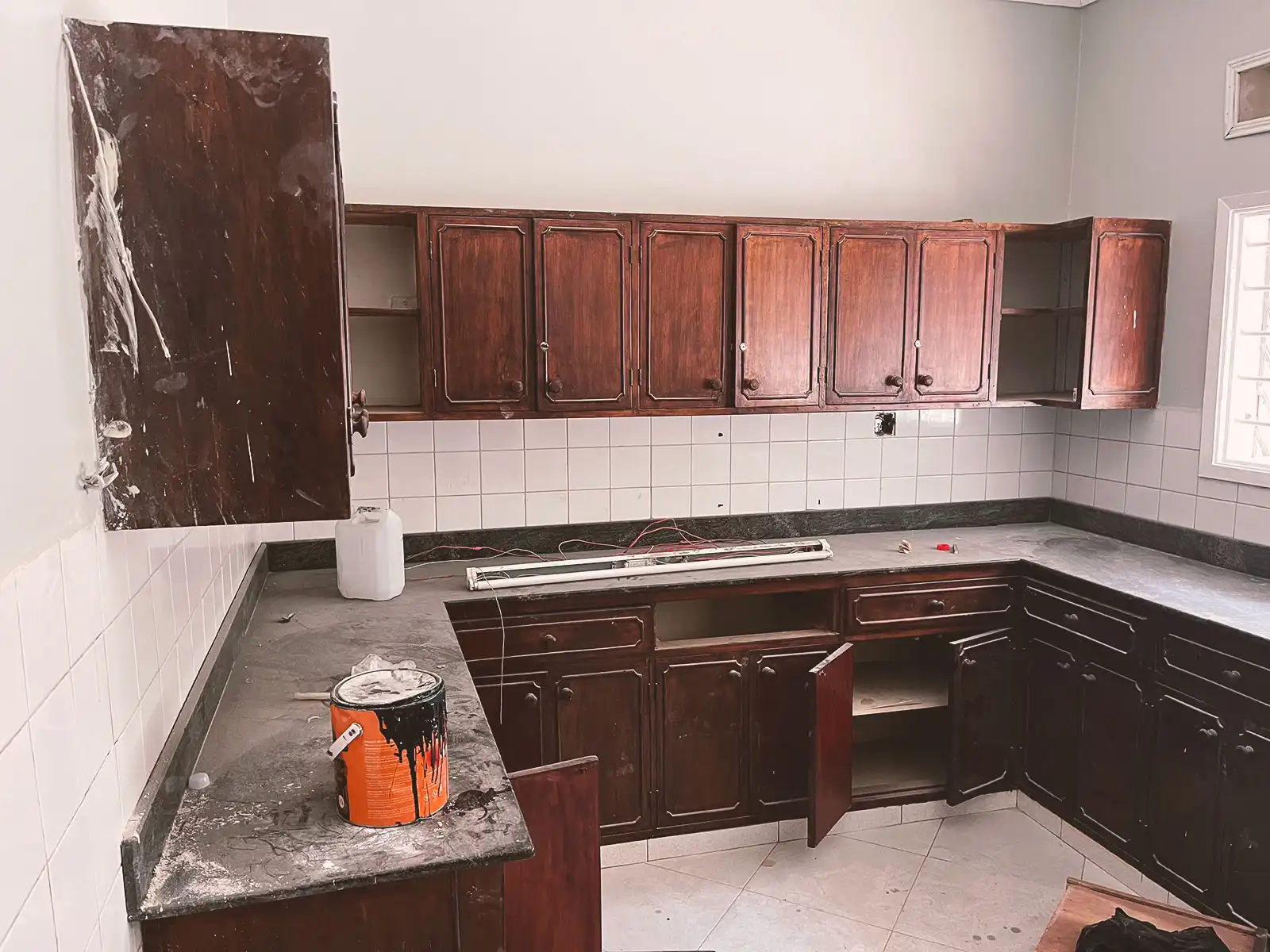 Basil Dental Clinic Uganda Interior Kitchen Before Renovation