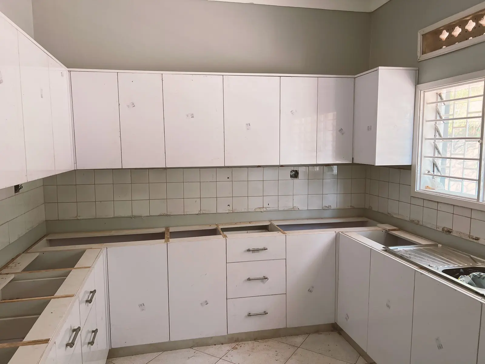 Basil Dental Clinic Uganda Interior Kitchen Before Renovation