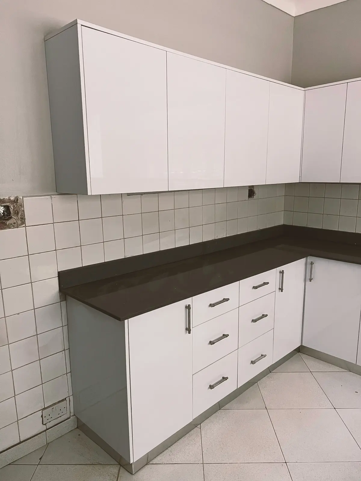 Basil Dental Clinic Uganda Interior Kitchen Finished Countertops