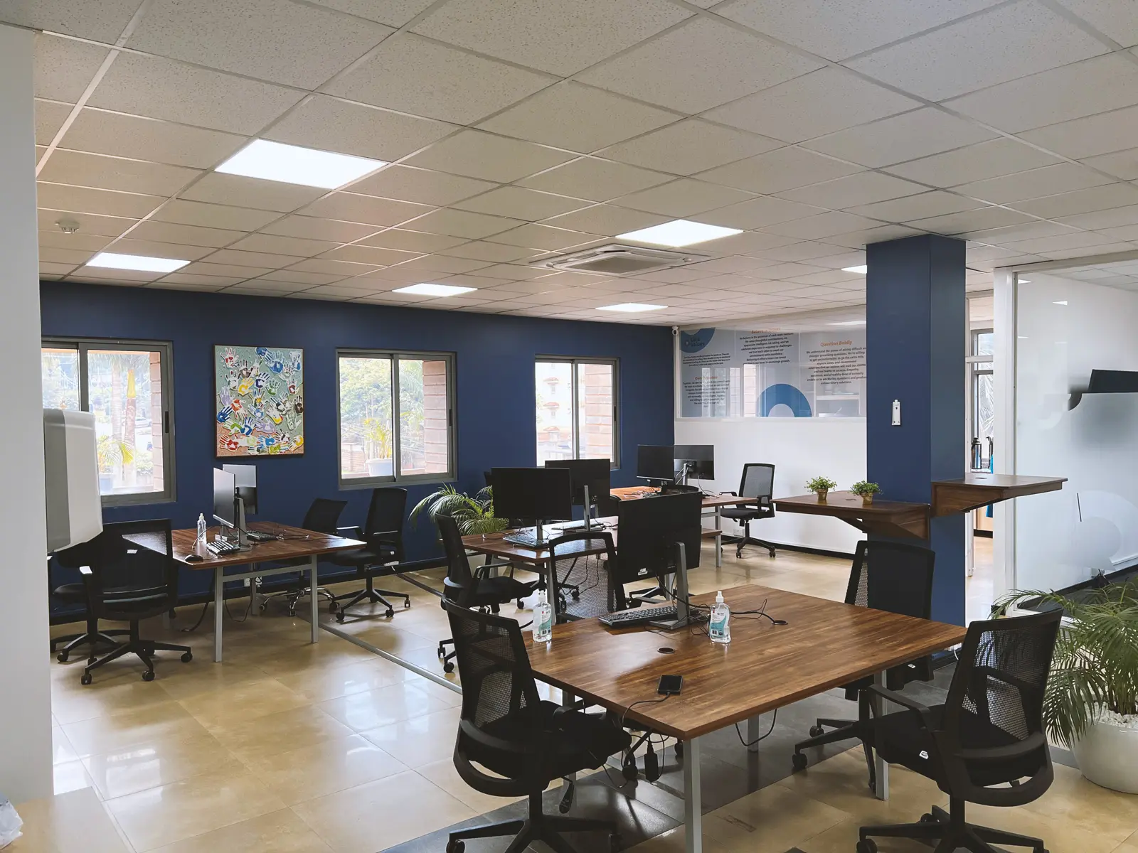 Open Capital Advisors Office Interior Renovation Open Concept Office Room