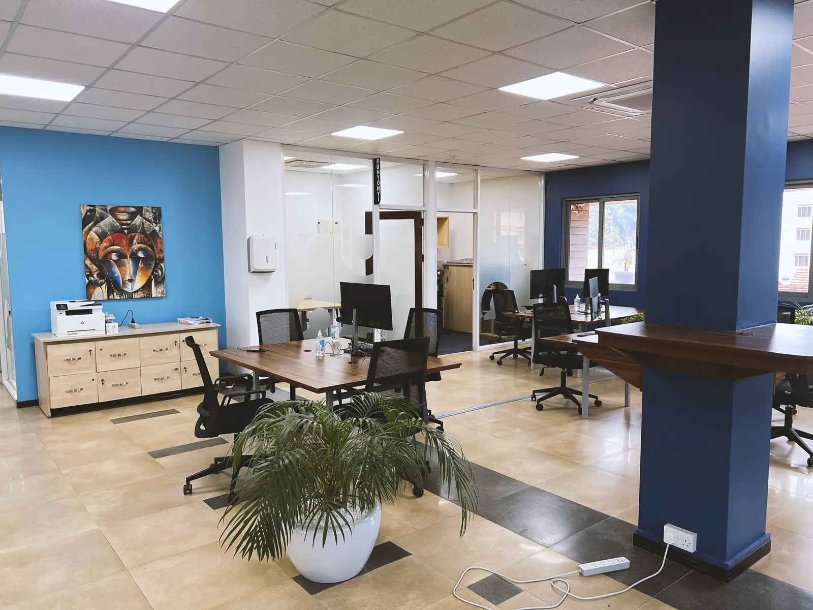 Open Capital Advisors Office Interior Renovation Open Concept Office Room