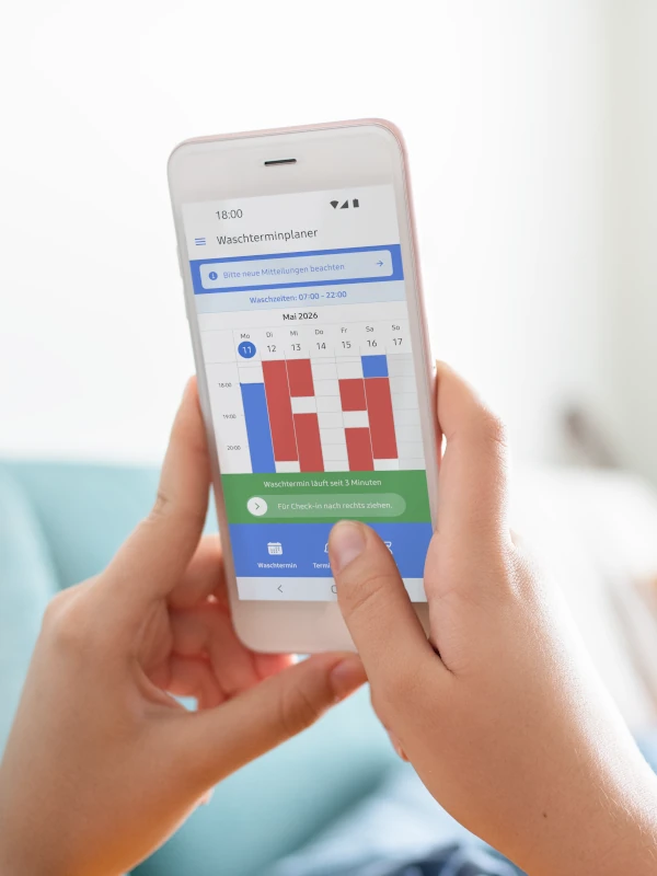 Online Waschküchen Terminplaner App