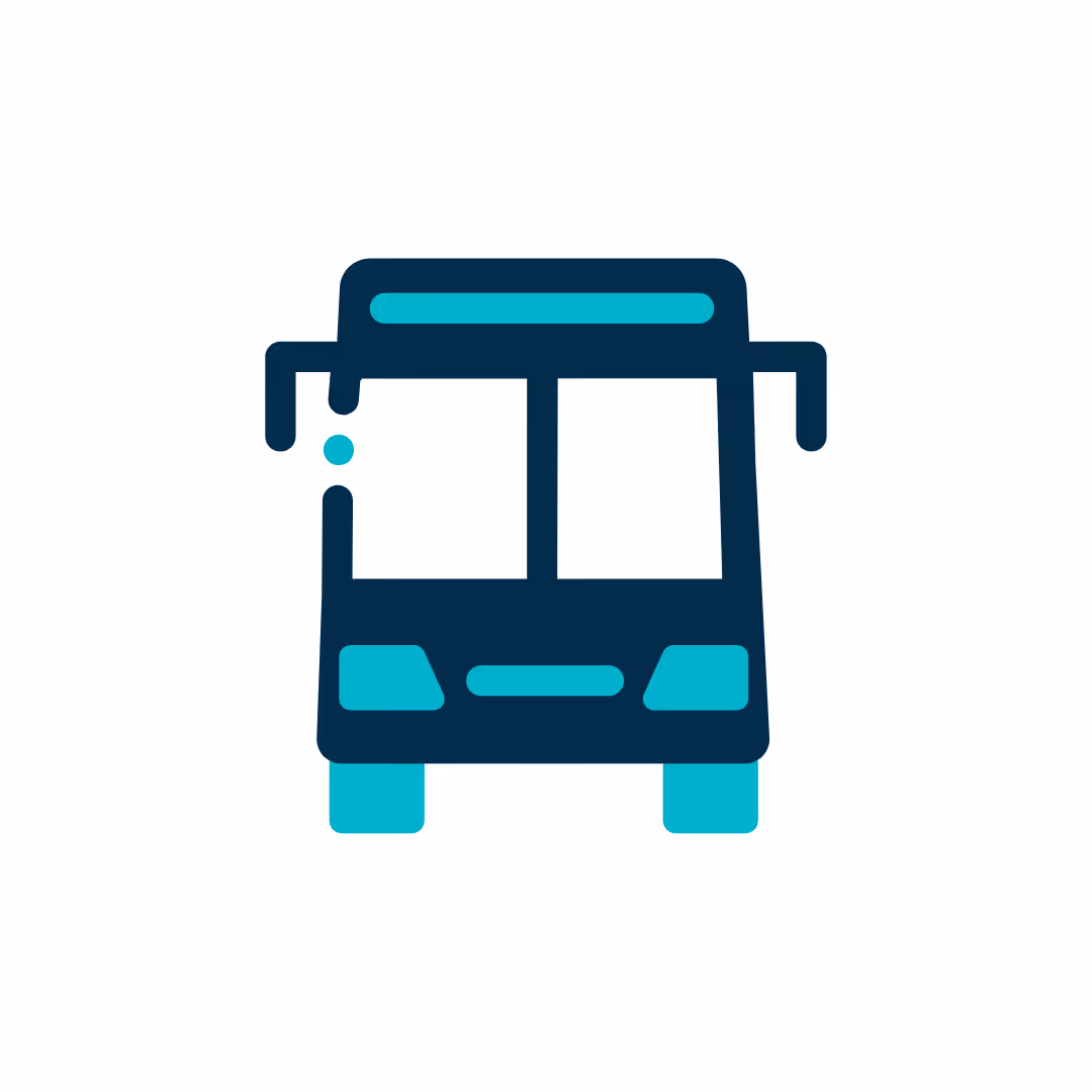 Transit bus icon