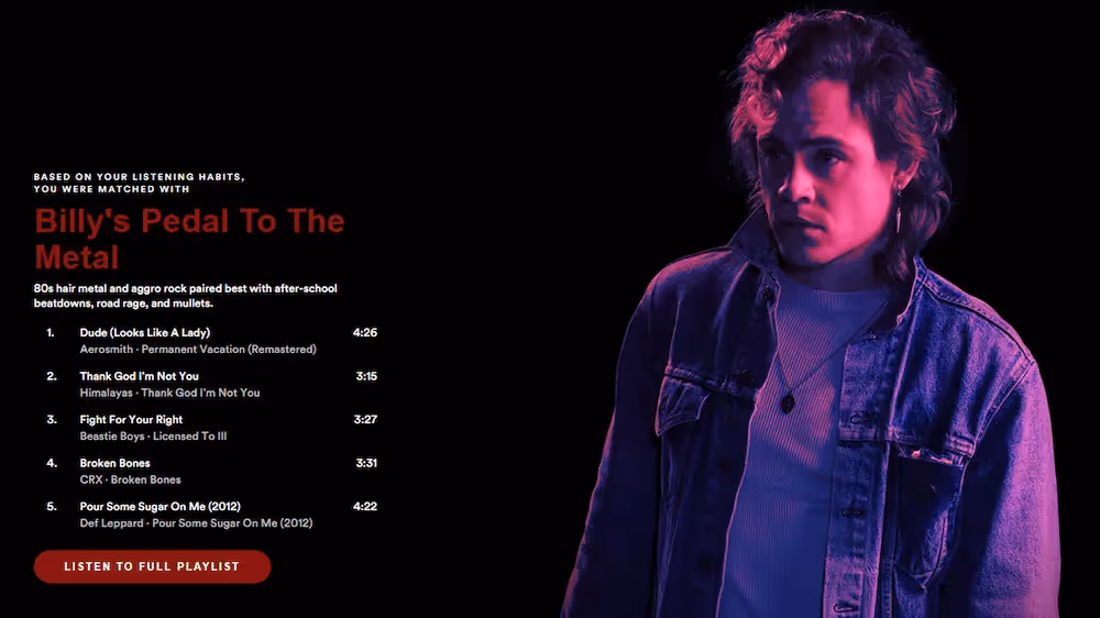 spotify branded playlist ad