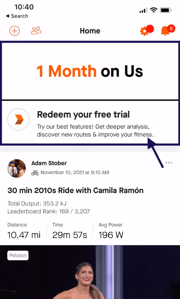 example strava internal promotions