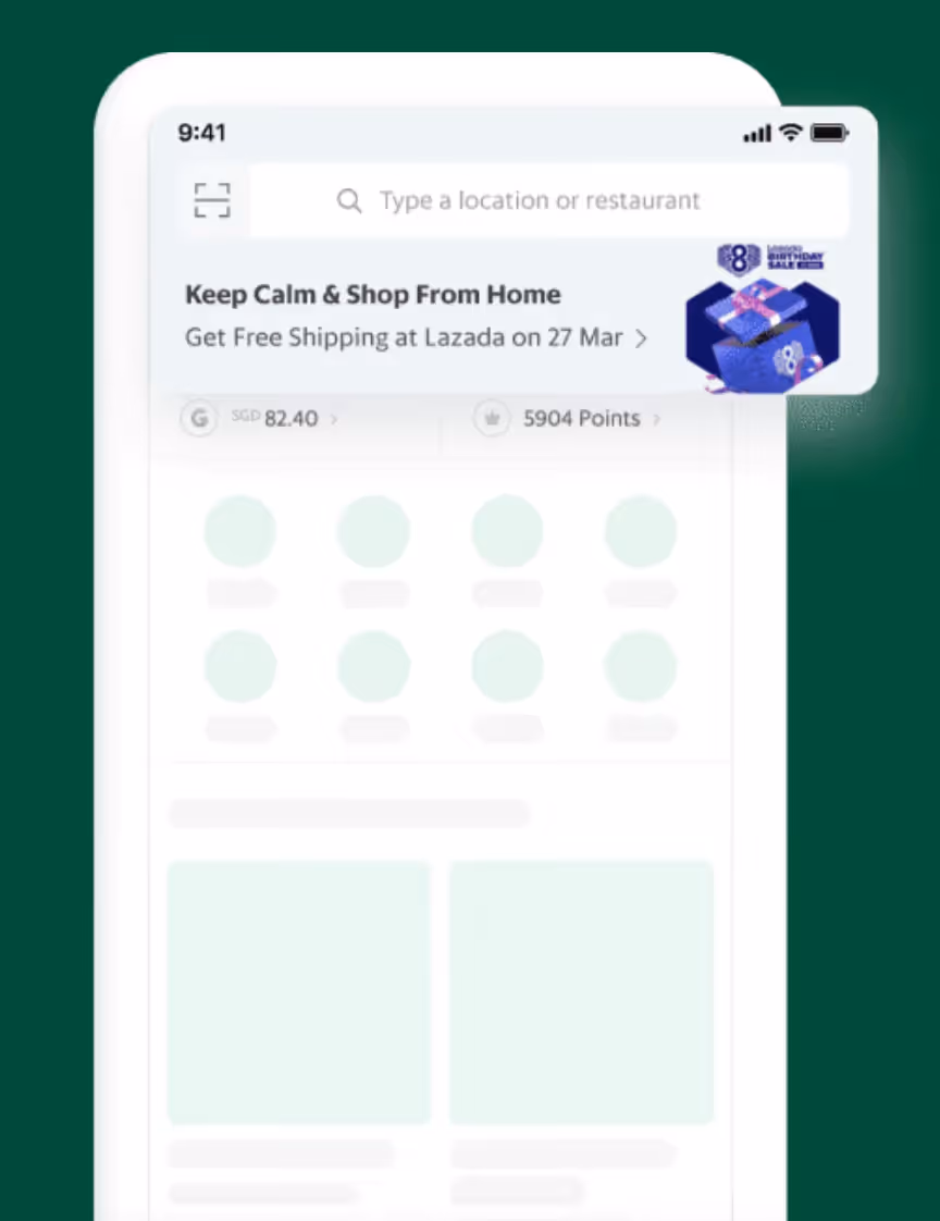 grab taxi masthead ads