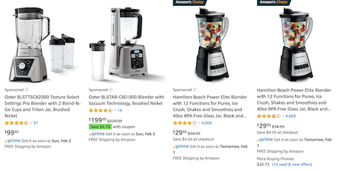 Amazon ad disclosure