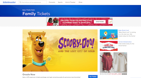 Ticketmaster programmatic ad disclosures