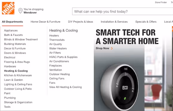 The home depot website