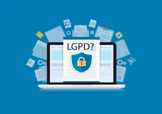 LGPD online privacy graphic