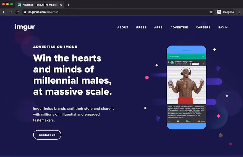 imgur advertise with us