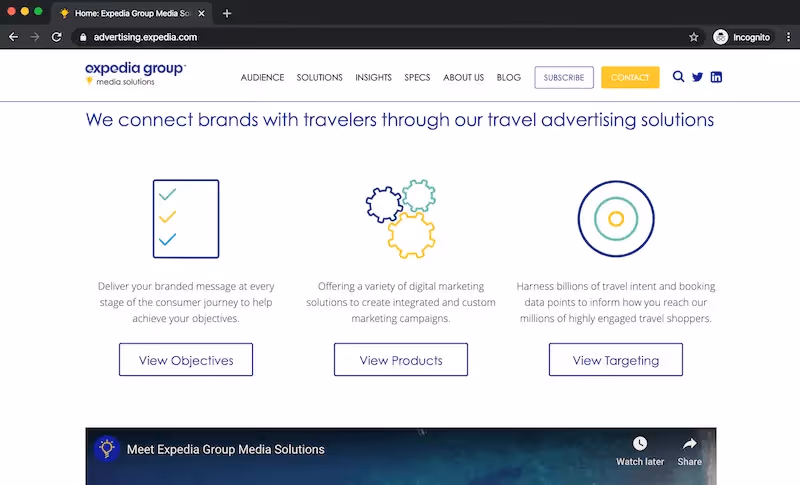 expedia advertise with us