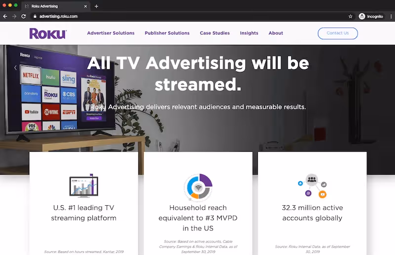 roku advertise with us