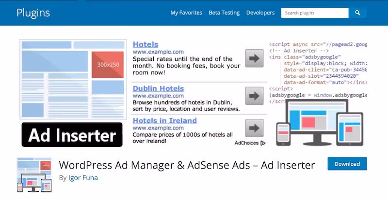 ad inserter ad server
