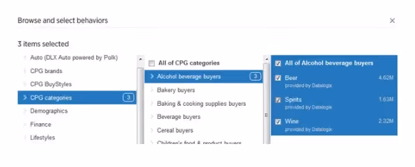 behavioral targeting options for twitter