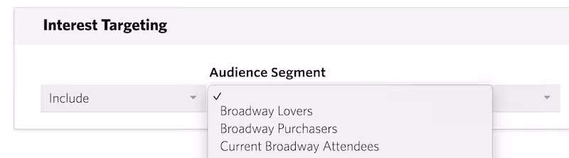 segment targeting example