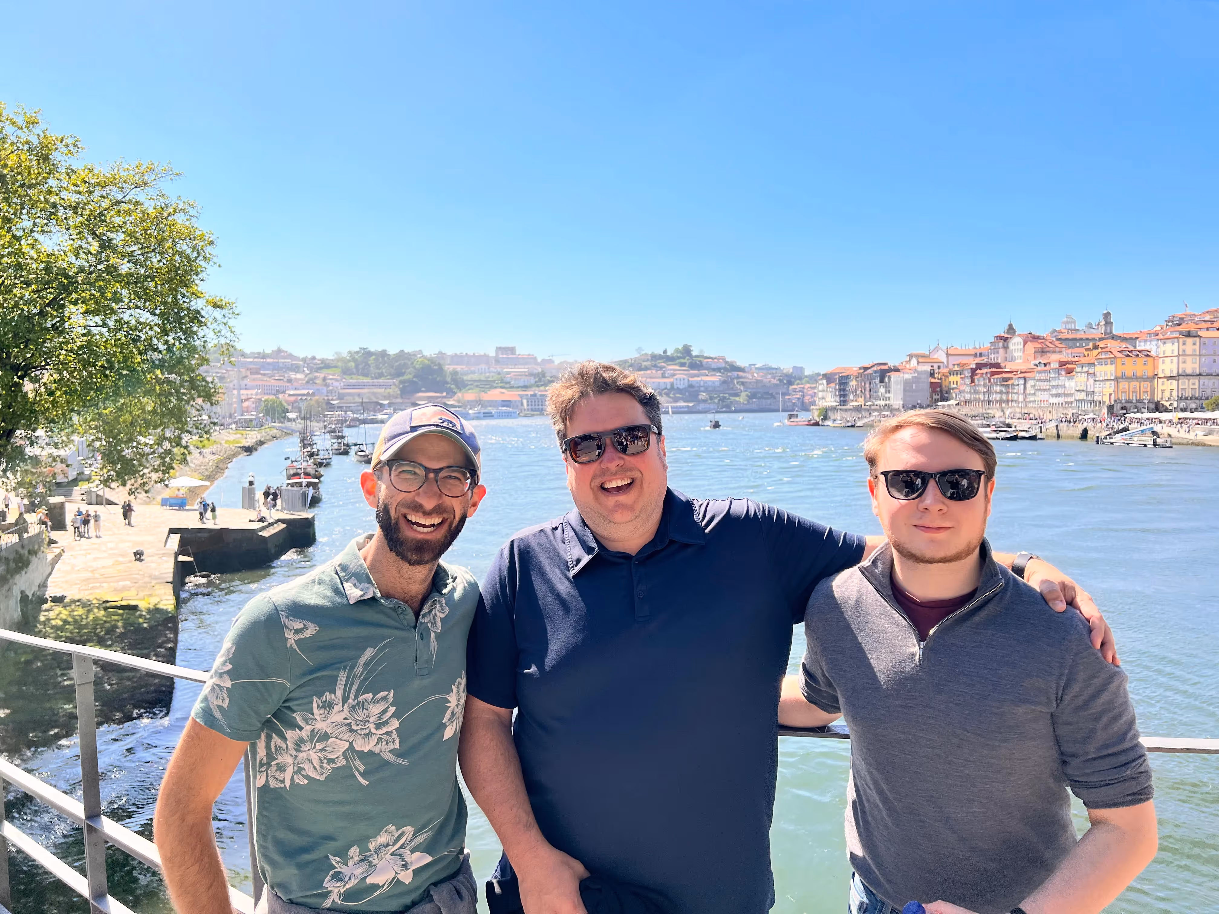 Mike, James and Ash in Porto