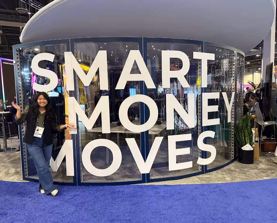 Holly representing Kevel at Money 20/20 in Vegas