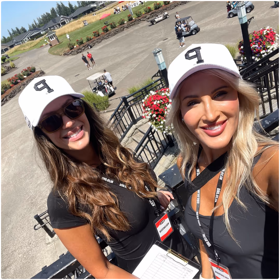 Claire with a friend