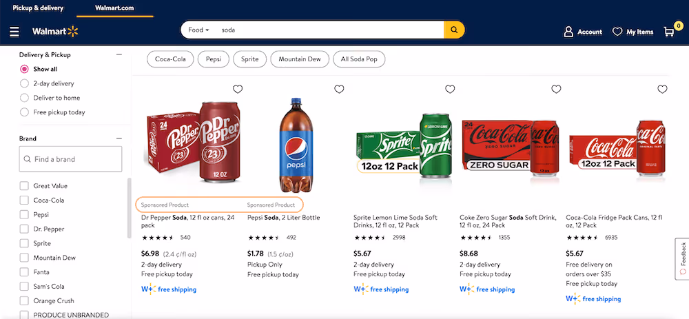 retail media sponsored listings