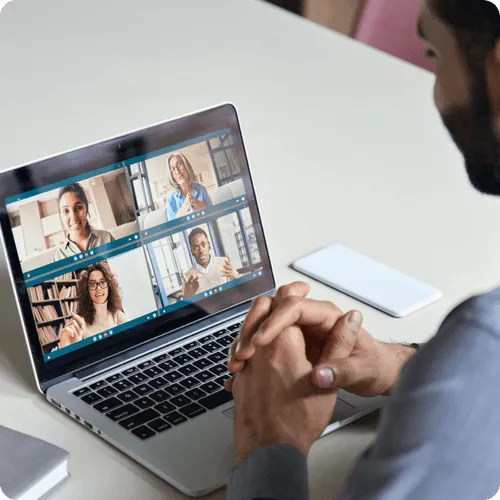 a zoom call