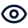 Simple dark blue eye icon with a round pupil.