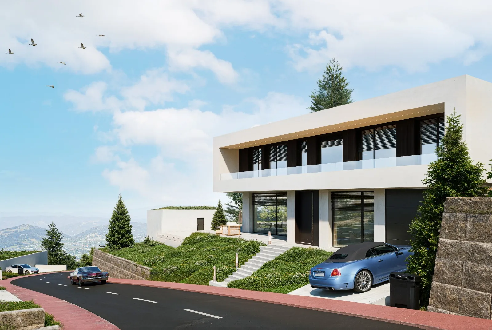 Street-facing home at Aura Residence