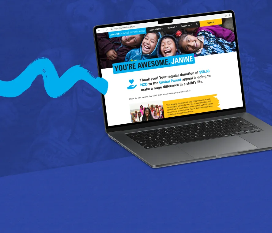Screen showing website CMS frames