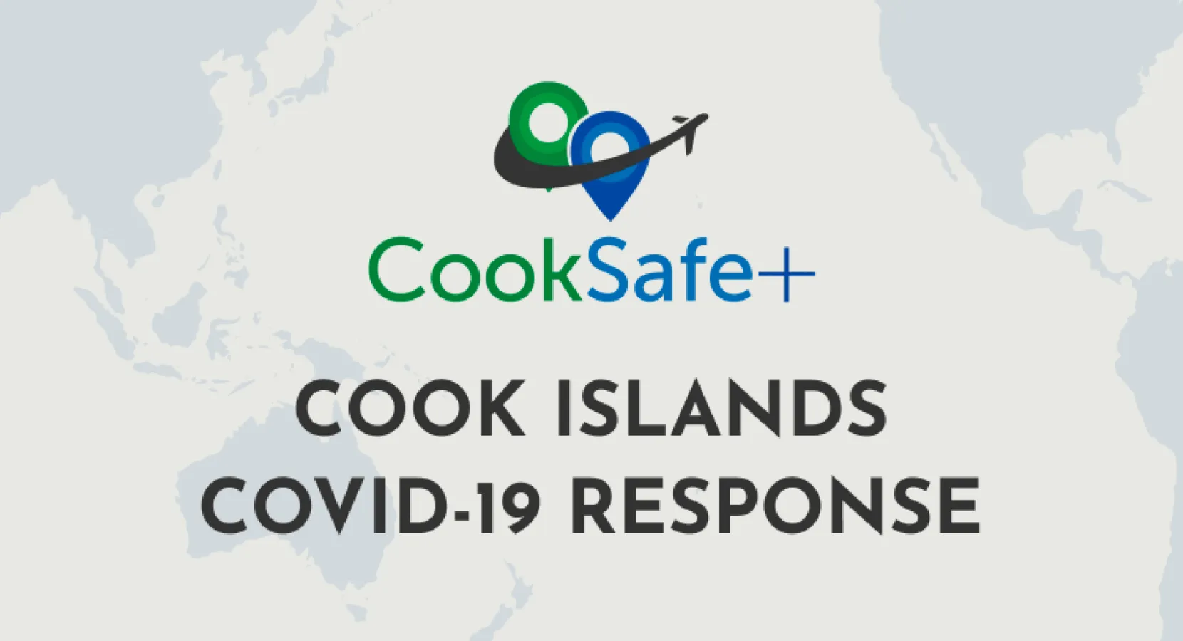 CookSafe Plus Cook Islands COVID-19 Response sign