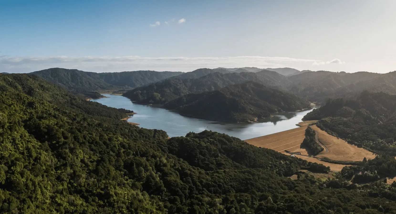 Watercare dam at Hunua