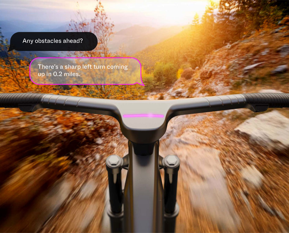 Bike on a bike trail