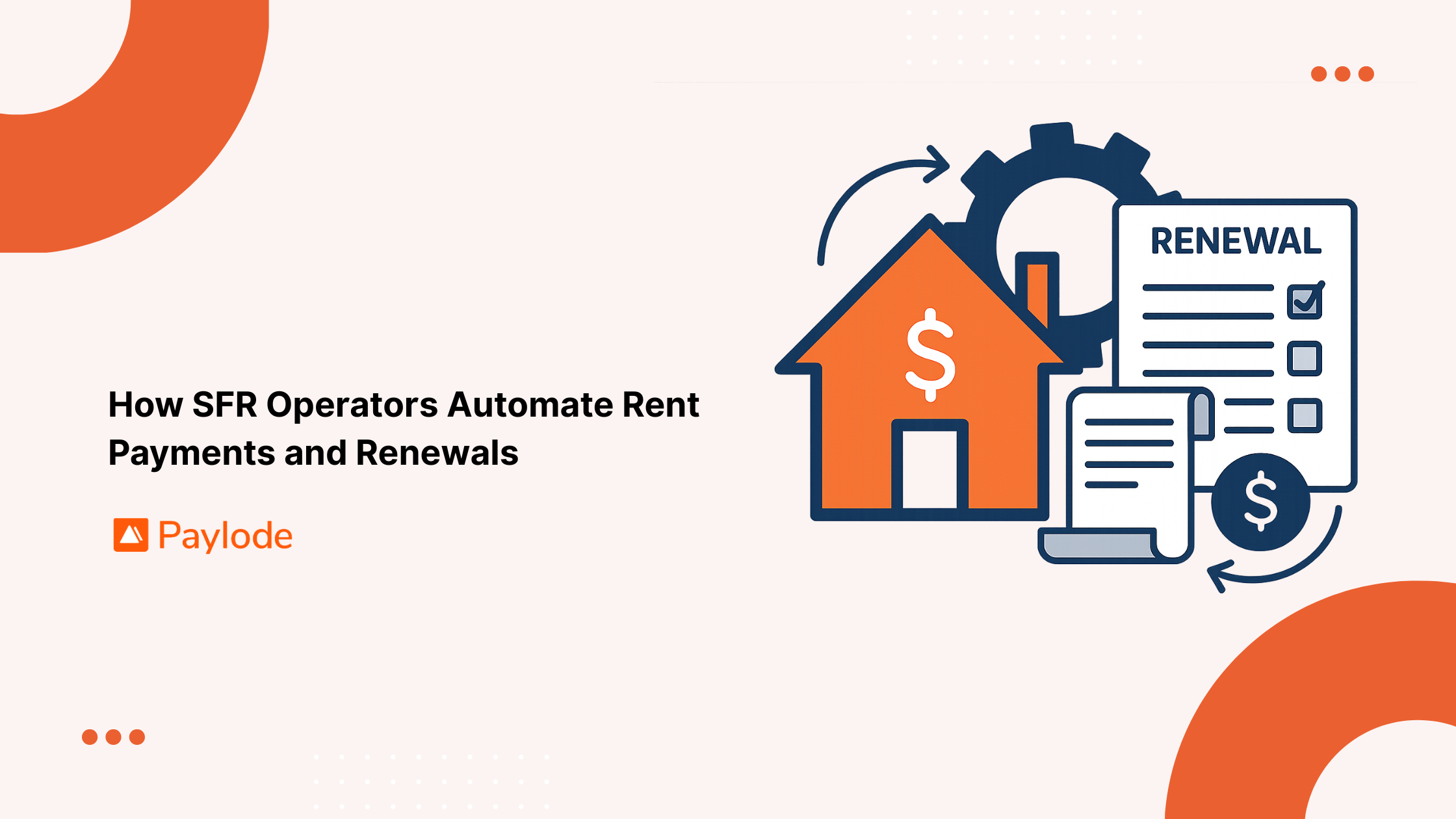 How SFR operators can automate rent payments and renewals