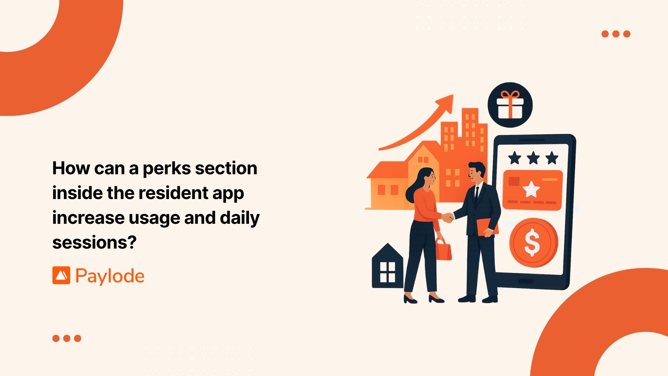 How can a perks section inside the resident app increase usage and daily sessions?Â