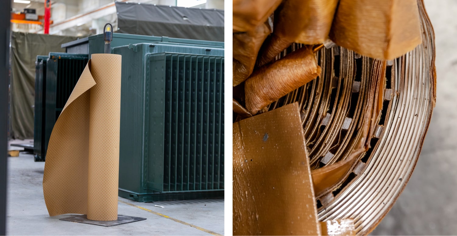 Thermally upgraded kraft paper transformer insulation