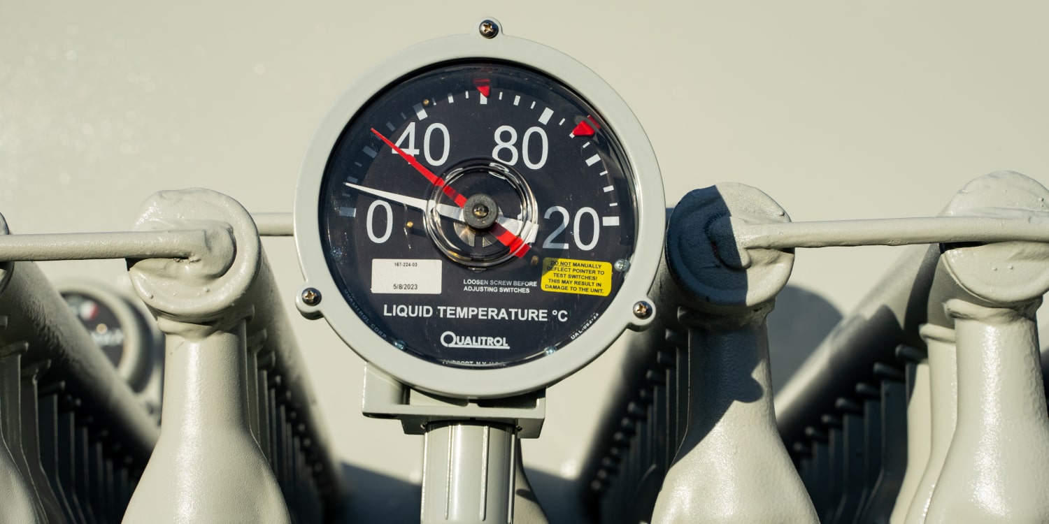 Transformer temperature gauge