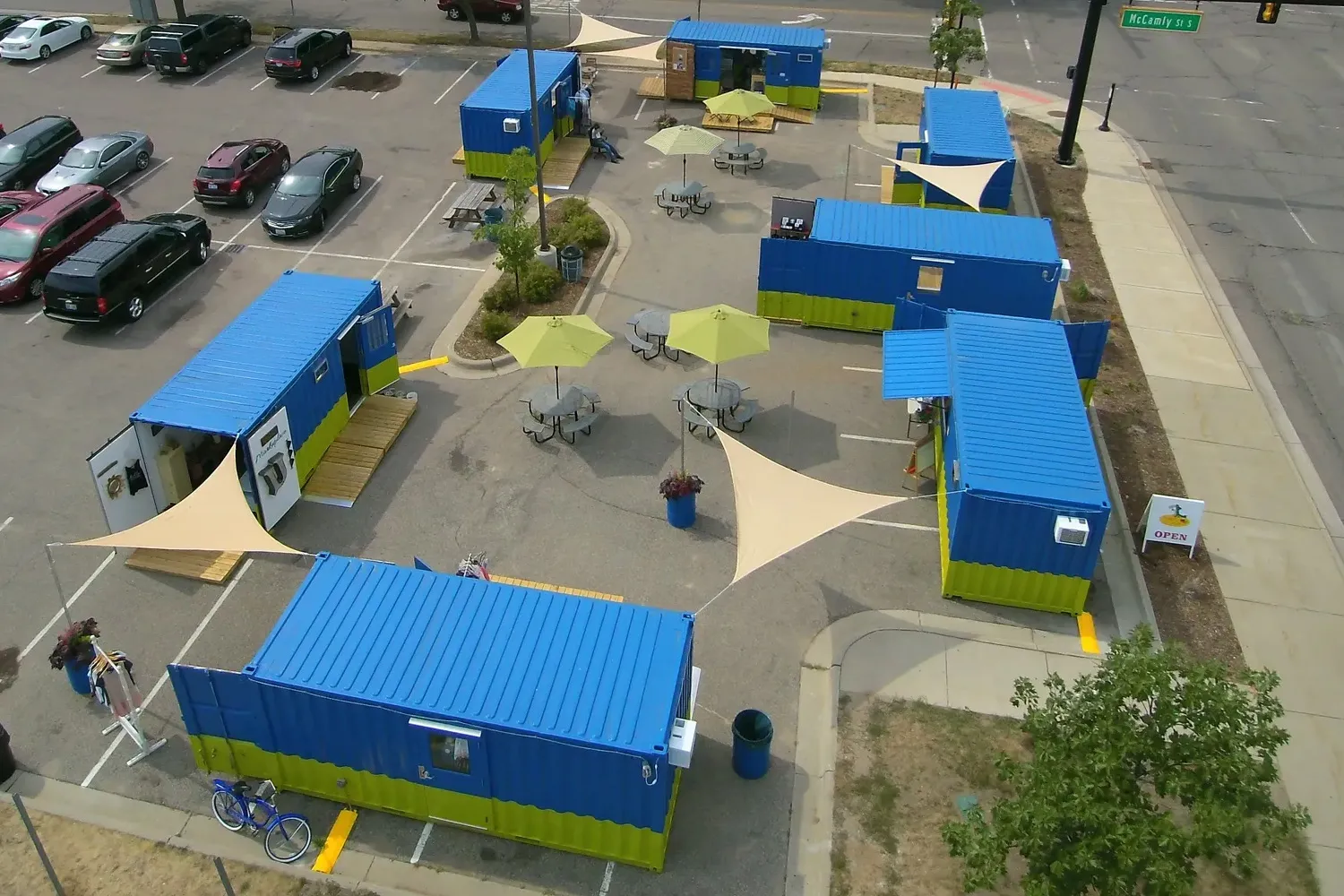 Pop-up Retail containers