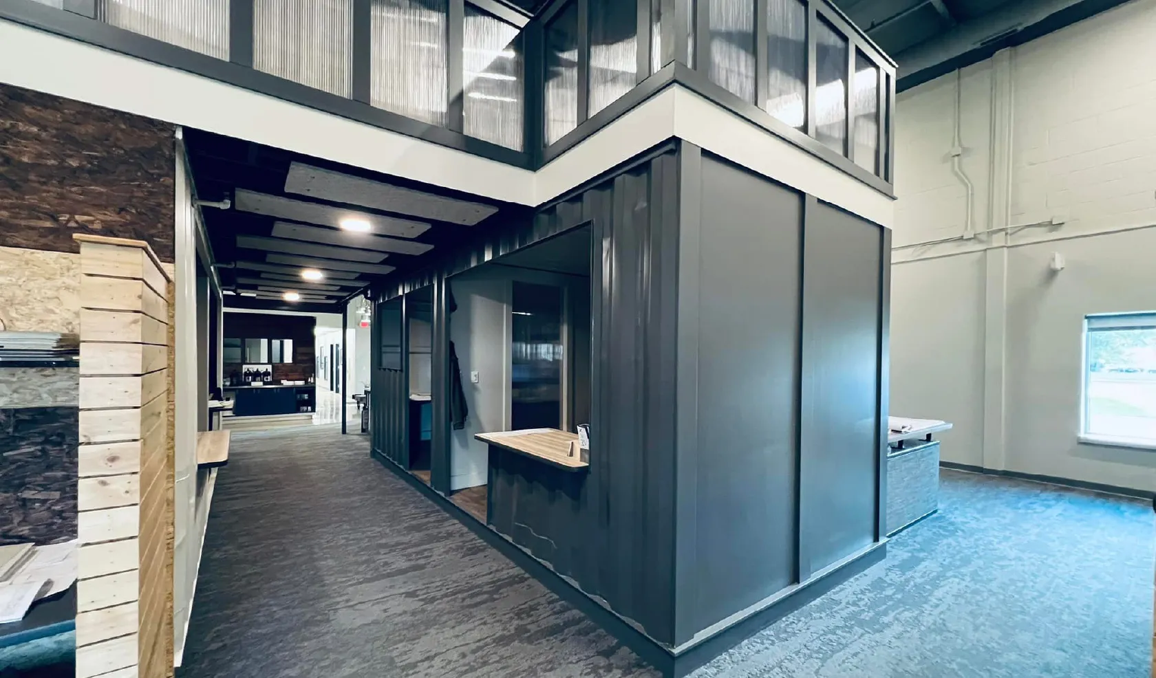 Blox offices created out of shipping containers