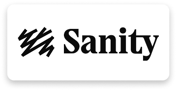 Sanity CMS logo.