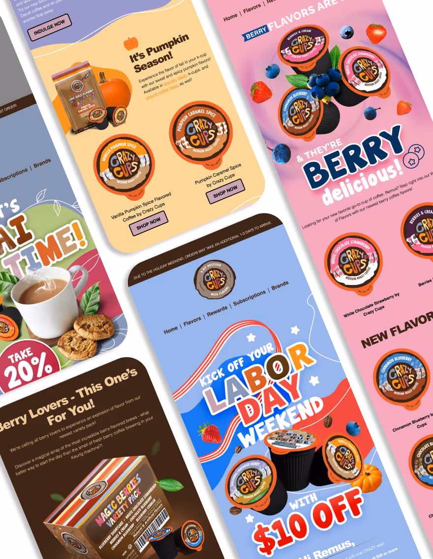Coffee and Beverages Crazy Cups