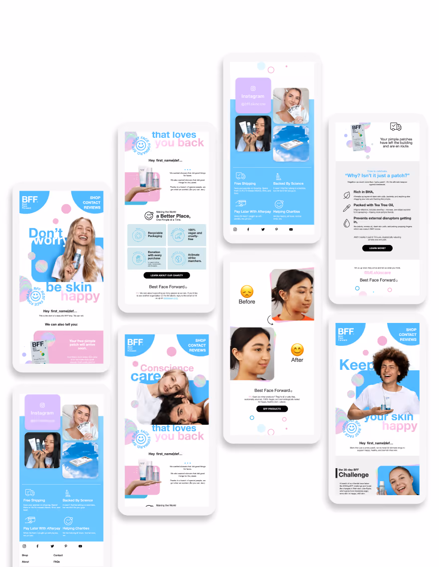 BFF Email Flow Design