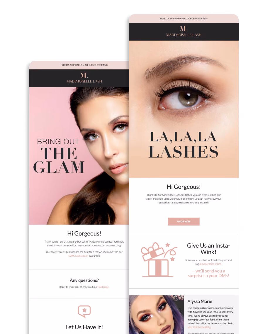Mademoiselle Lash - Professional & Personal Faves