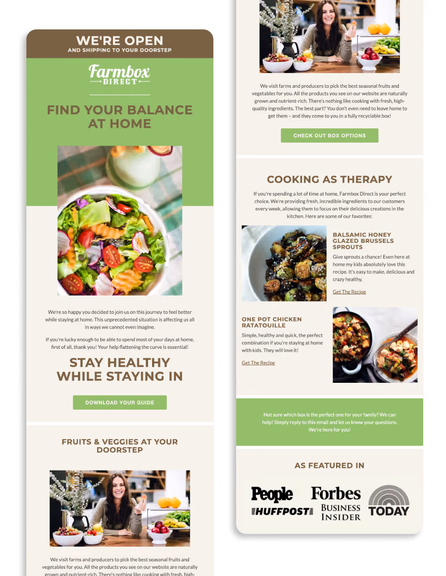 Healthy Diet - Farmbox Direct