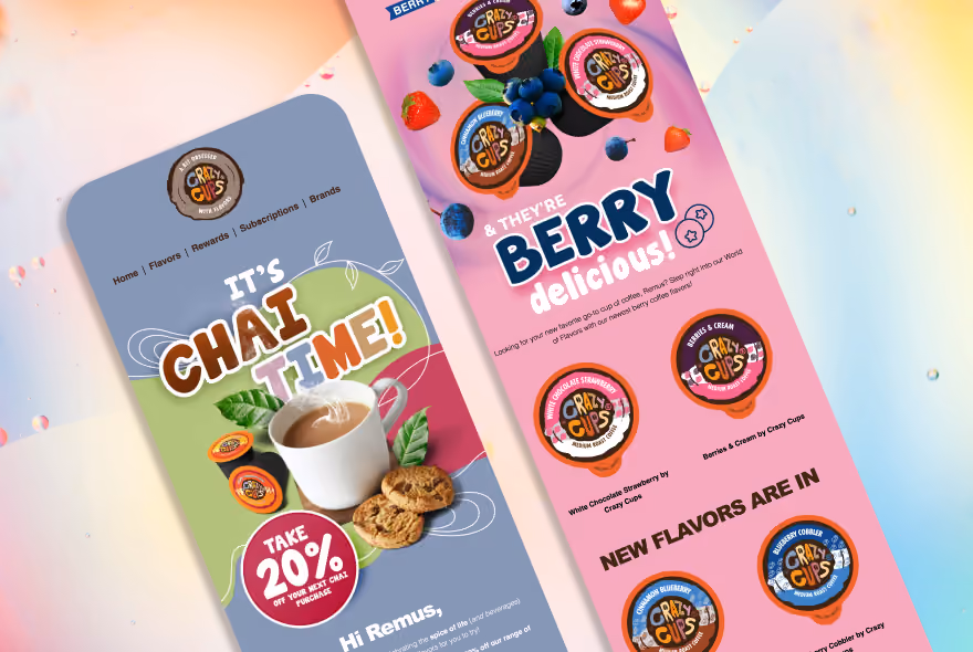 Chai Time and Berry Delicious Email Template 